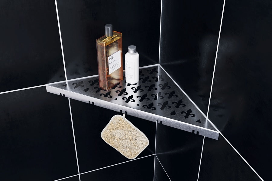 Duschablage mit Haken - Vintage