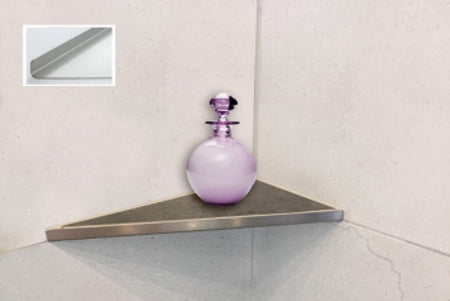 Befliesbare Duschablage - Winkel-R - Edelstahl